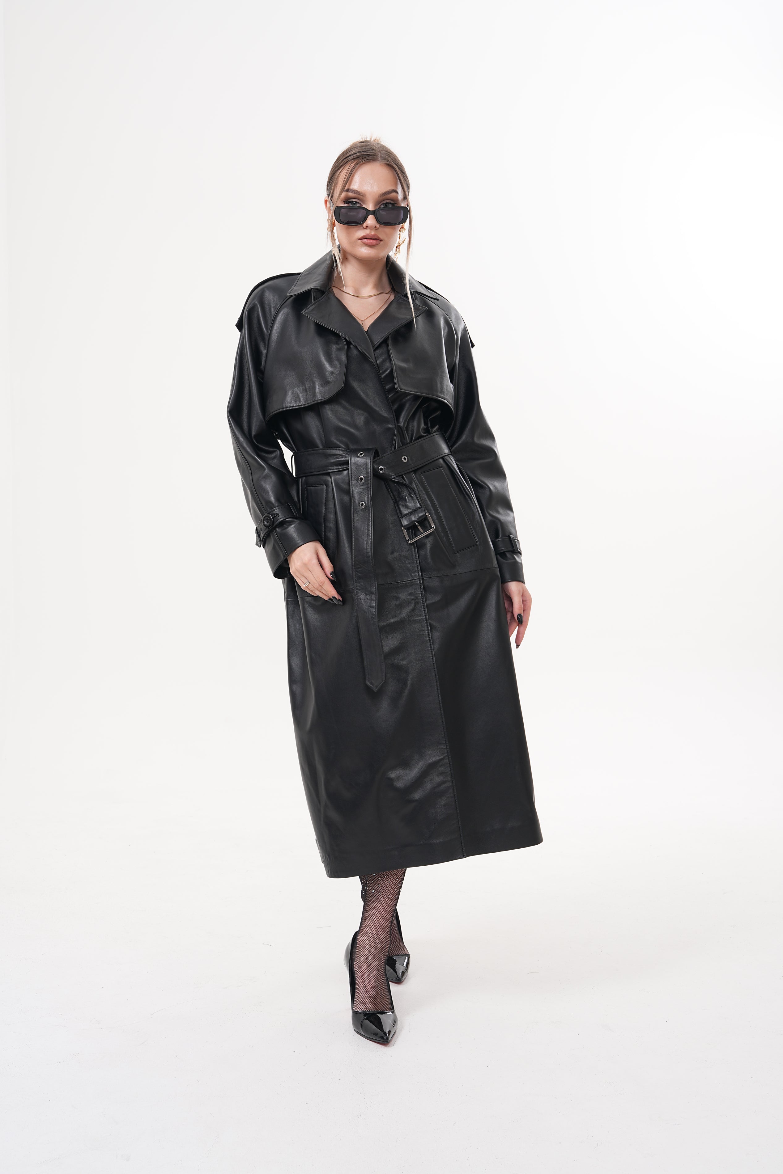 The Raven Black Leather Jacket - Vinci Leather