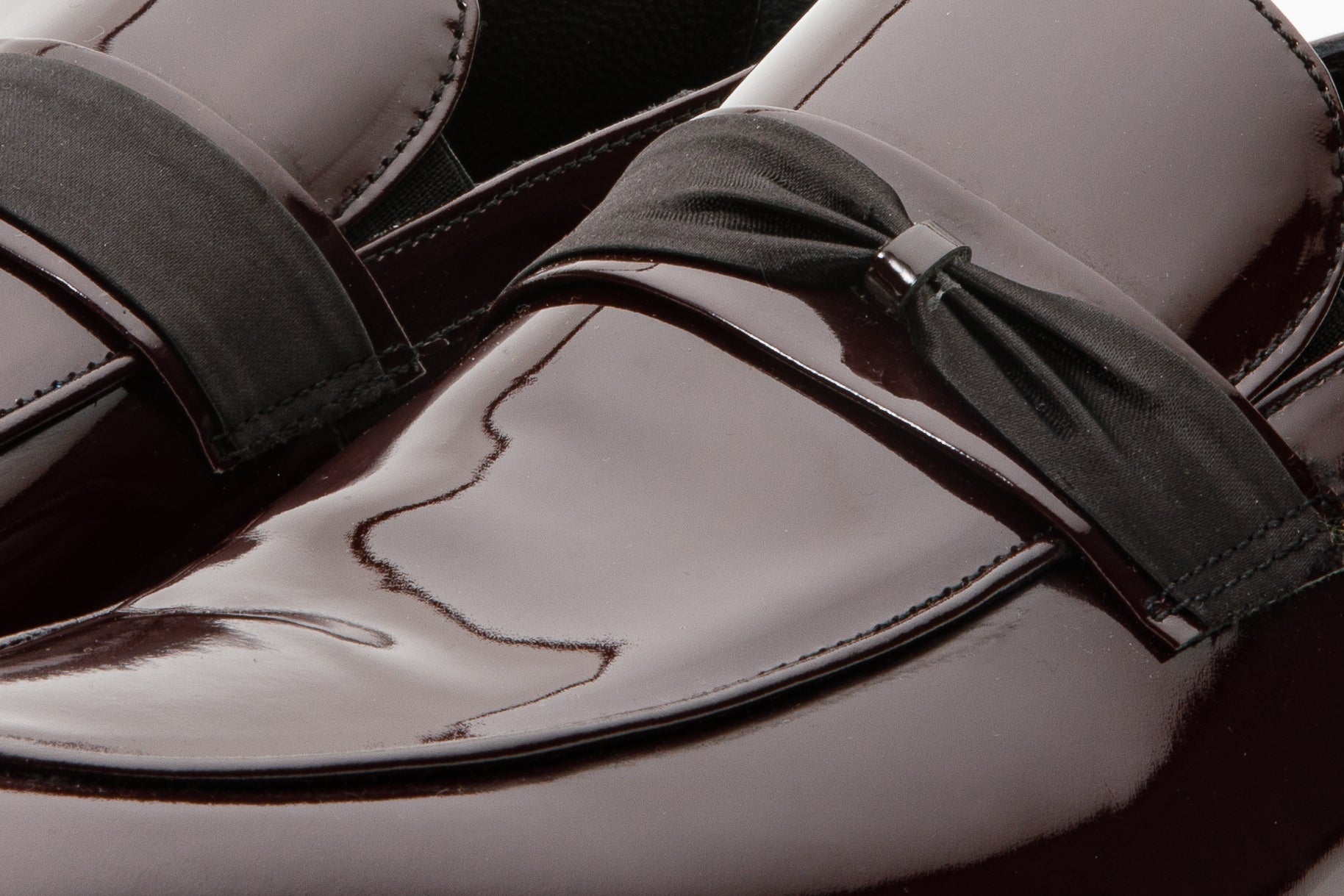 The Dodoma Burgundy Patent Leather Loafer Shoe - Vinci Leather