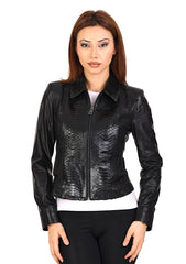 The Proctor  Pyhtn  Black Leather Jacket - Vinci Leather