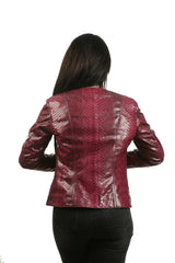 Towanda Pyhtn Leather Jacket - Vinci Leather