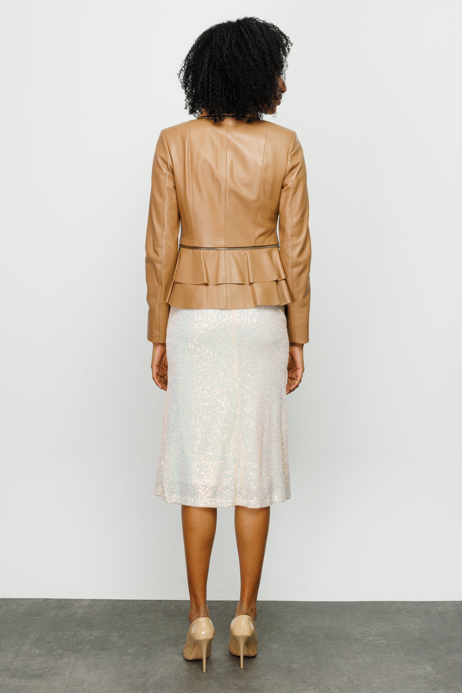 The Olmetti Tan Leather Jacket - Vinci Leather