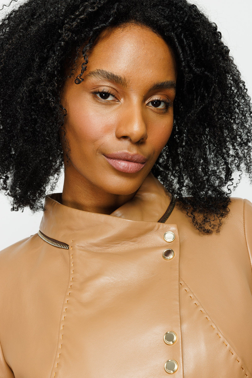The Olmetti Tan Leather Jacket - Vinci Leather