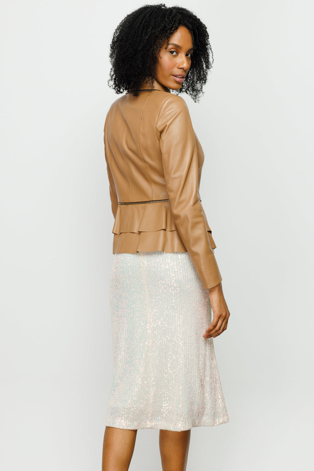 The Olmetti Tan Leather Jacket - Vinci Leather