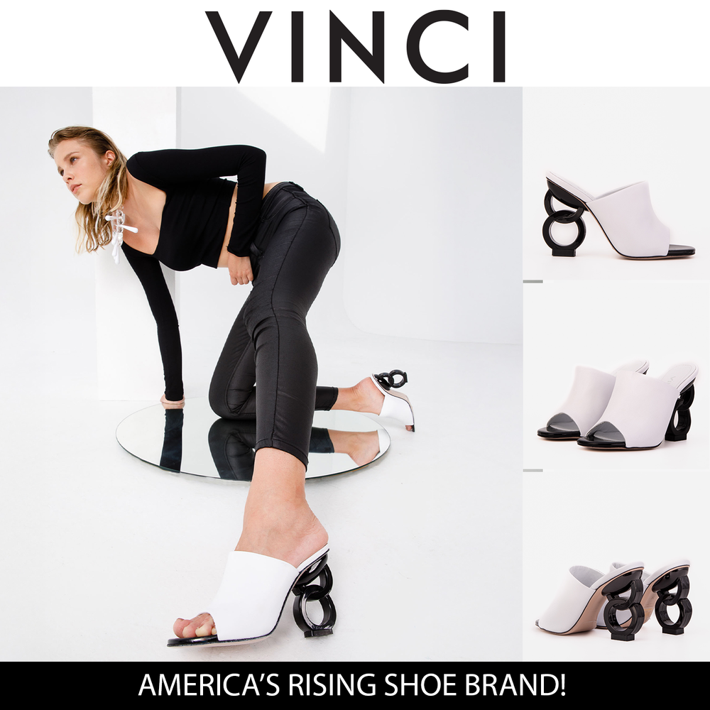 The Cymmer White Leather Sandal - Vinci Leather