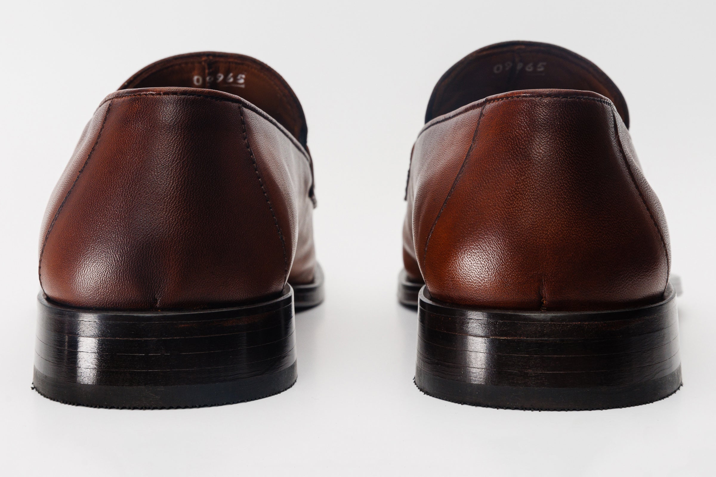 The Marinka Tan Leather Shoe Penny Loafer Shoe - Vinci Leather