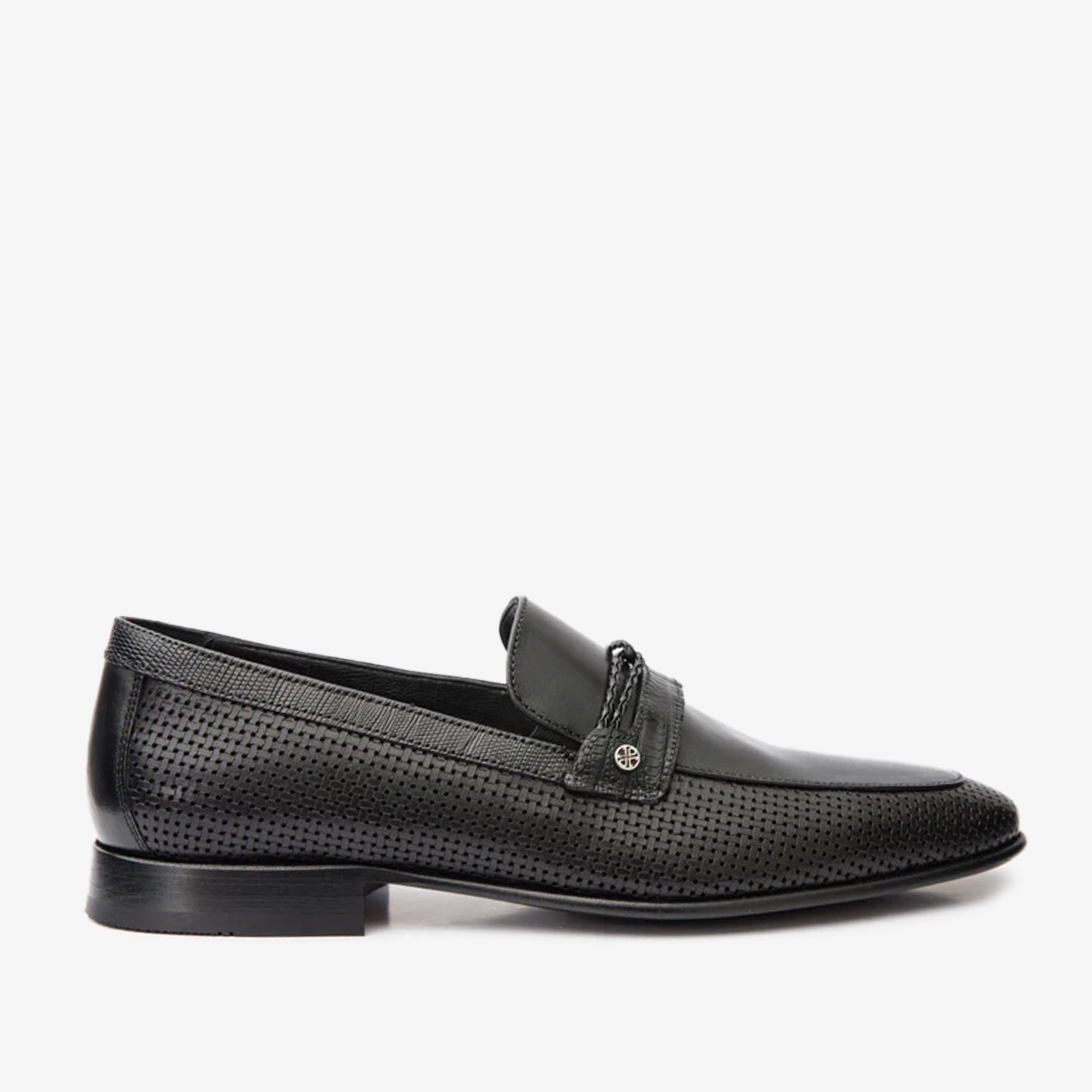 The Acerra Black Leather Loafer Shoe Final Sale! - Vinci Leather