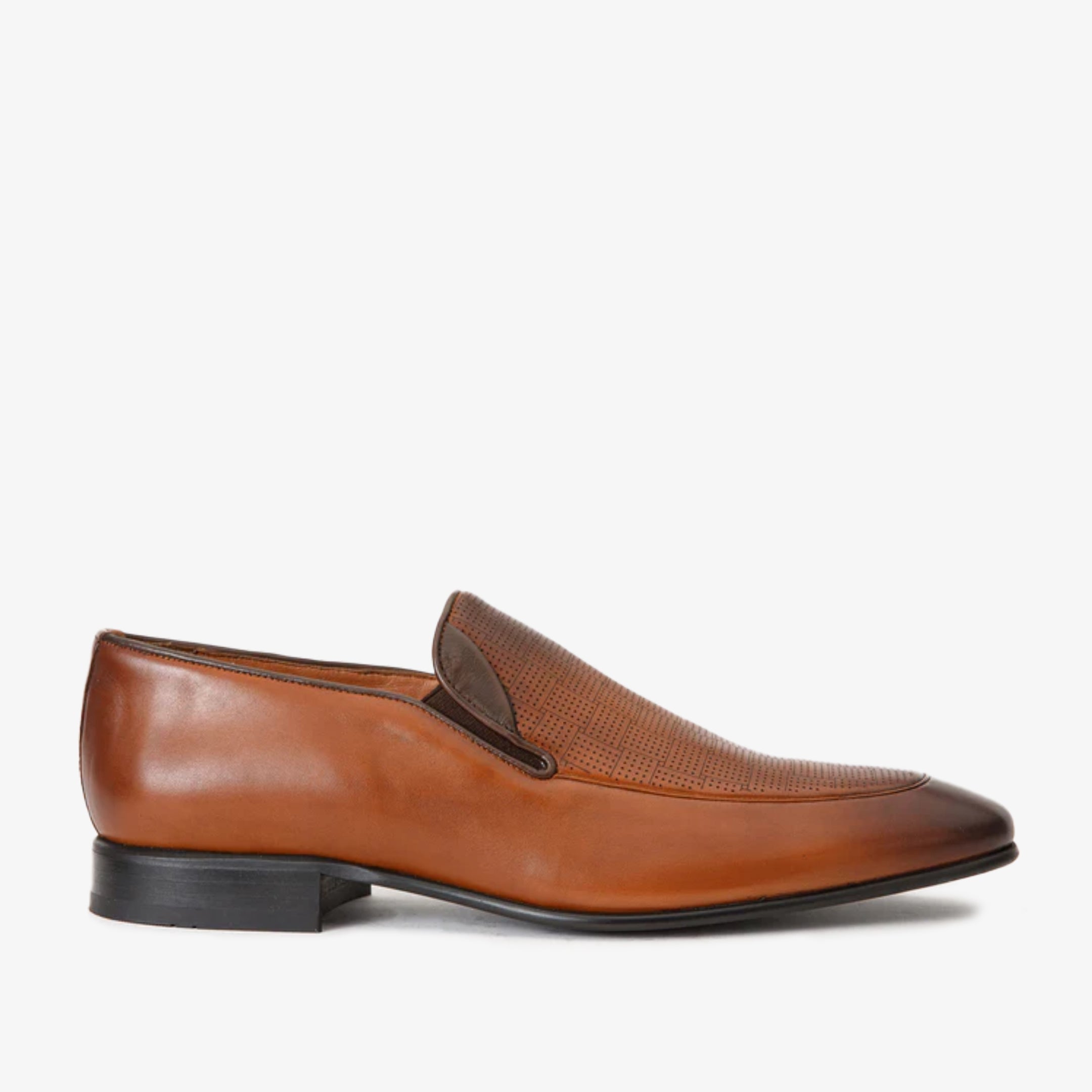 The Migues Tan Leather Loafer  Shoe - Vinci Leather