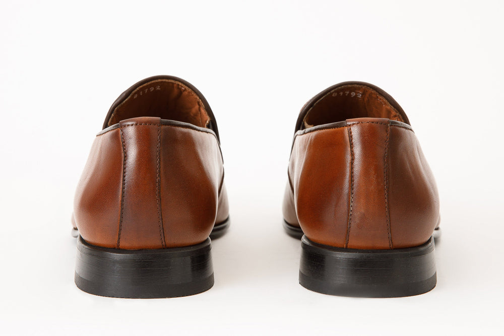 The Migues Tan Leather Loafer  Shoe - Vinci Leather