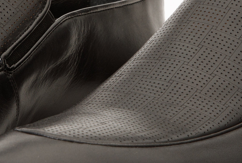 The Migues Black Leather Loafer Shoe - Vinci Leather